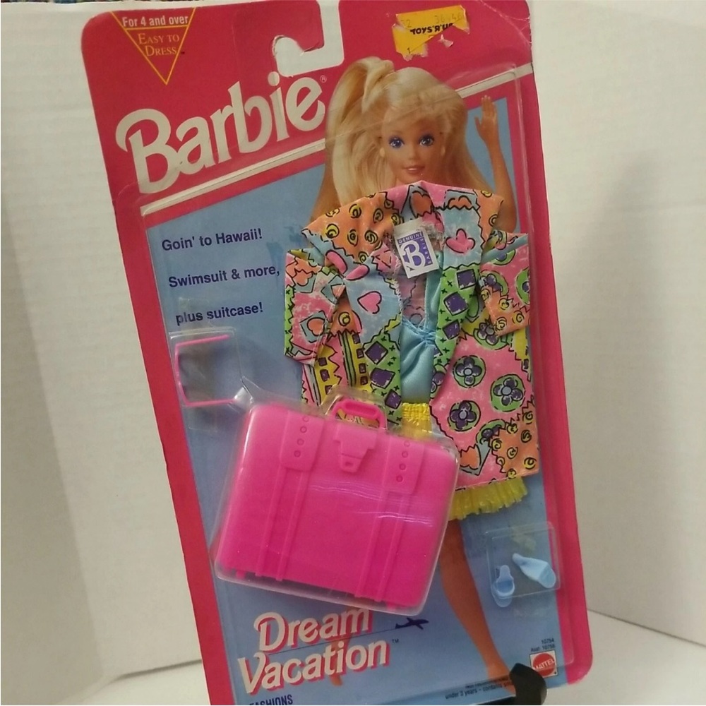 Barbie Dream Vacation Fashions Going To Hawaii Swimsuit Suitcase Mattel Vintage